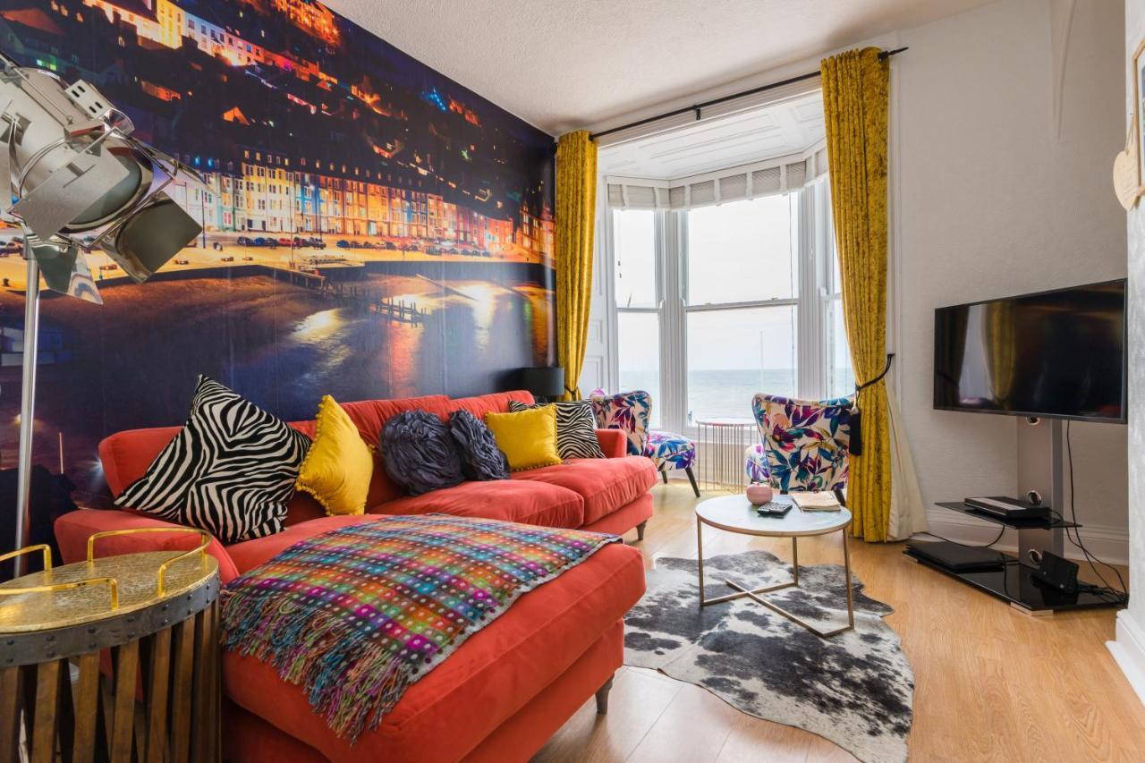 אבריסטוויט Sea View Ar Lan Y Mor Luxury Apartment מראה חיצוני תמונה